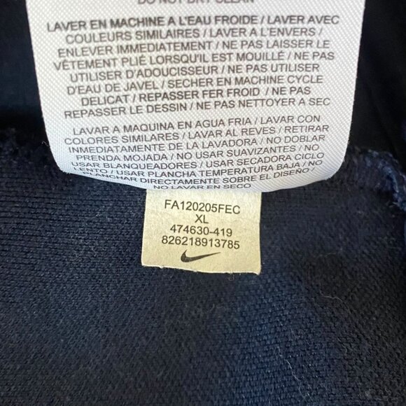 Nike NFL Dallas Cowboys Embroidered Zip-Up Sport Jacket Blue Women's XL Football - Picture 12 of 14